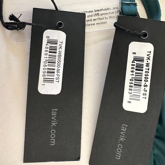 TAVIK | Teal String Micro Bikini with Crochet Inset Details | Size Small - Picture 5 of 6